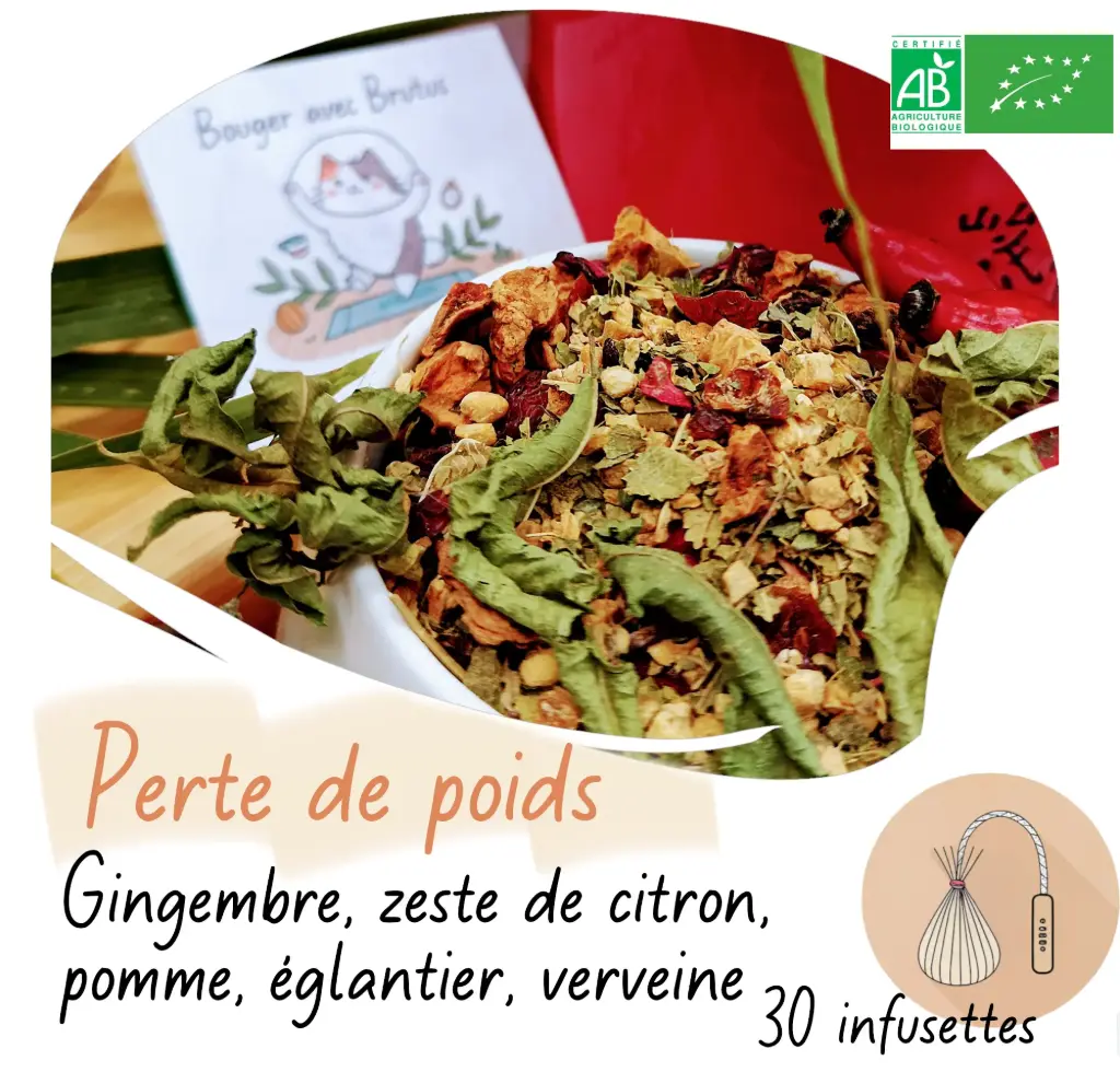 Bouger avec Brutus - Infusion Bio Sachet 50g