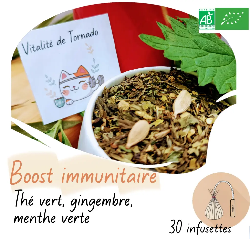 Vitalité de Tornado - Thé Bio Sachet 50g