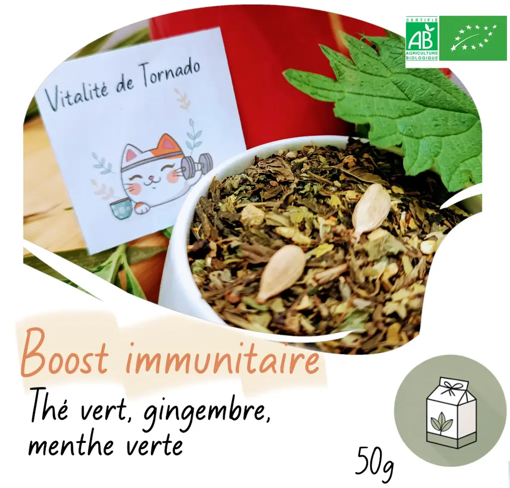 Vitalité de Tornado - Thé Bio Le Vrac 50g