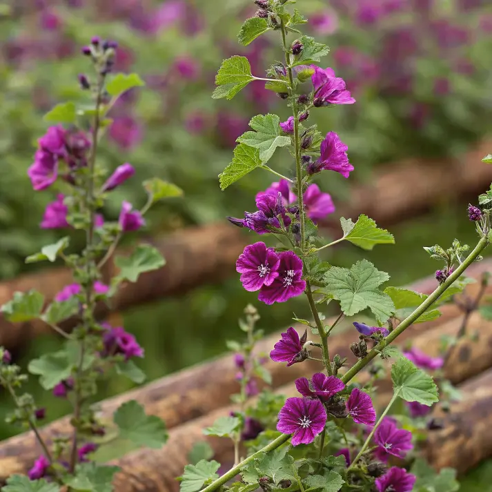 Fleur mauve de Mauritanie