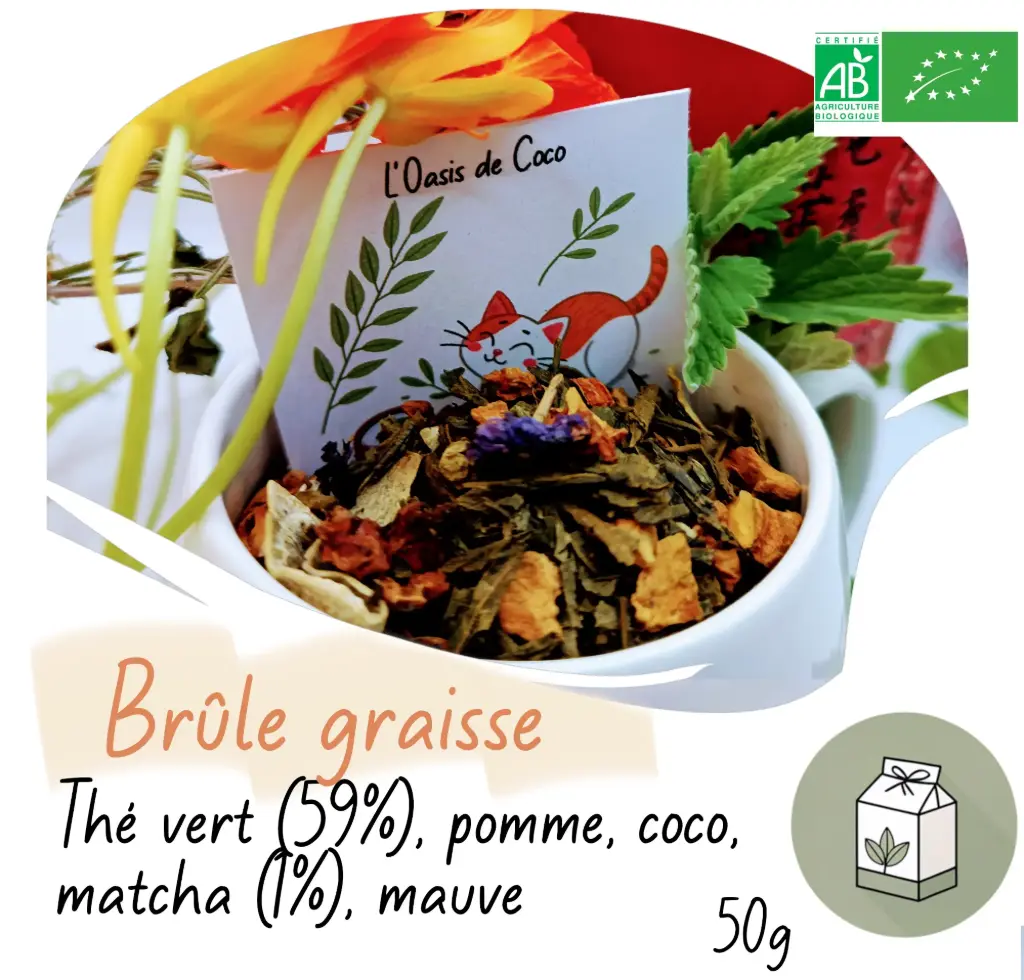 L'Oasis de Coco - Thé Bio Le Vrac 50g