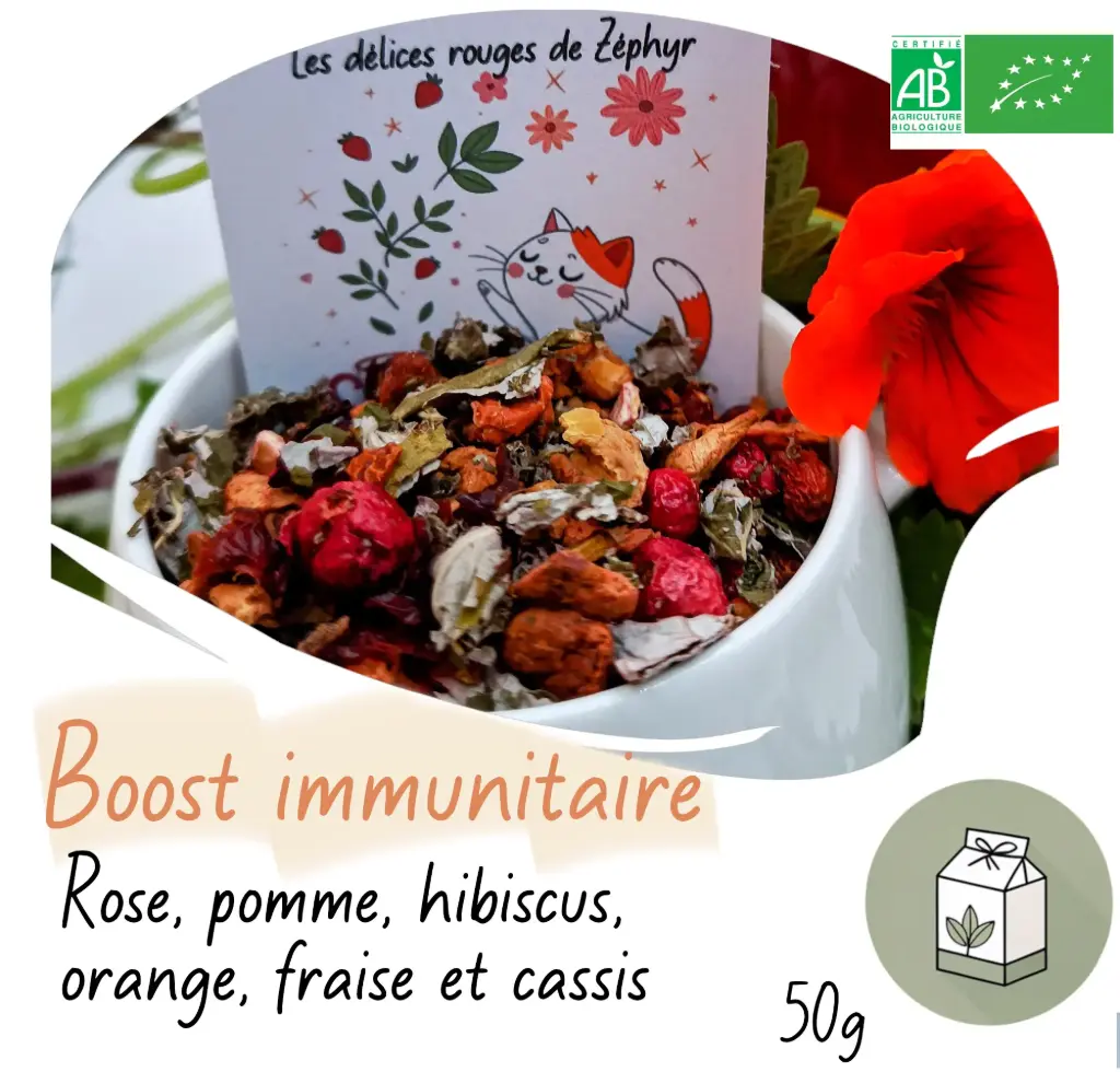 Les délices rouges de Zéphyr - Infusion Bio Le Vrac 50g