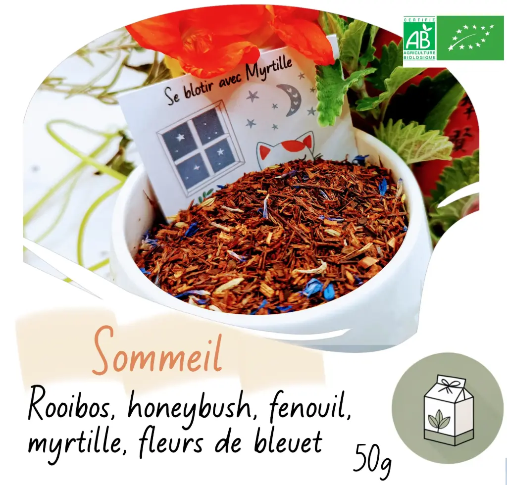Se blottir avec Myrtille - Infusion Bio Le Vrac 50g