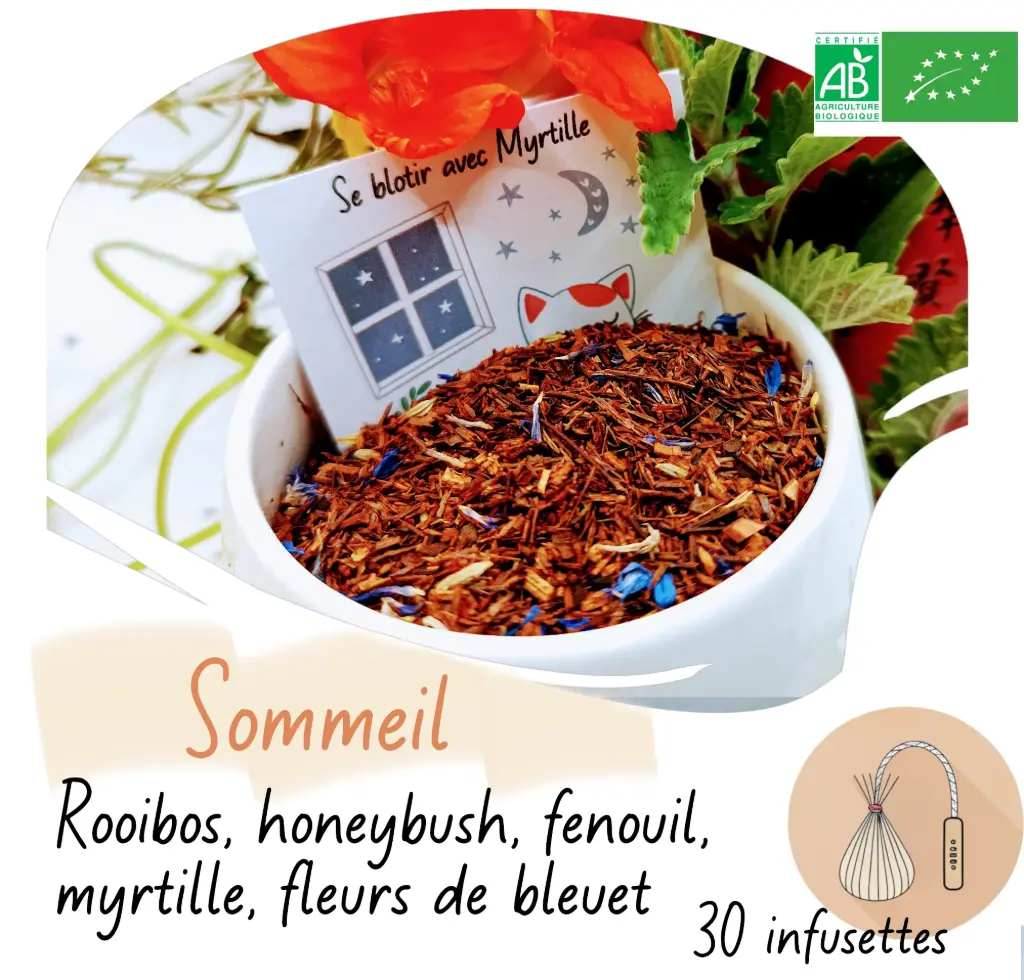 Se blottir avec Myrtille - Infusion Bio Sachet 50g