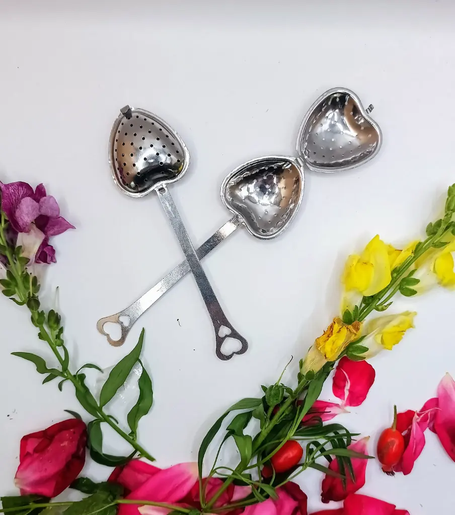 Infuseur en acier inoxydable Forme de Cœur x2