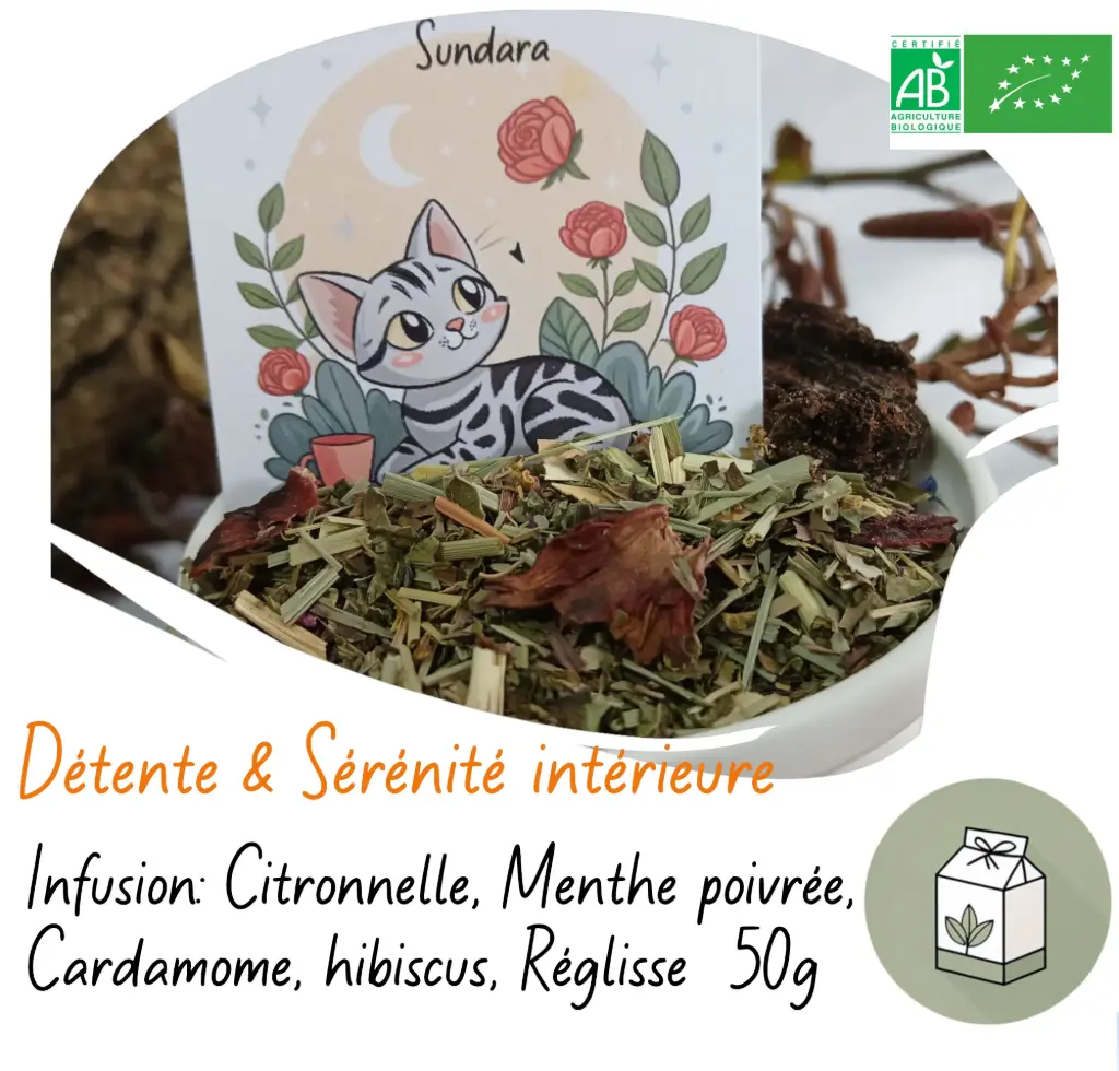 Ayurvédique Pitta – Feu & Eau - Sundara – infusion Bio Le Vrac 50g