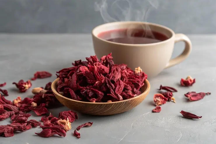 Tisane d'Hibiscus - fleurs et pétales Bio Vrac 100g
