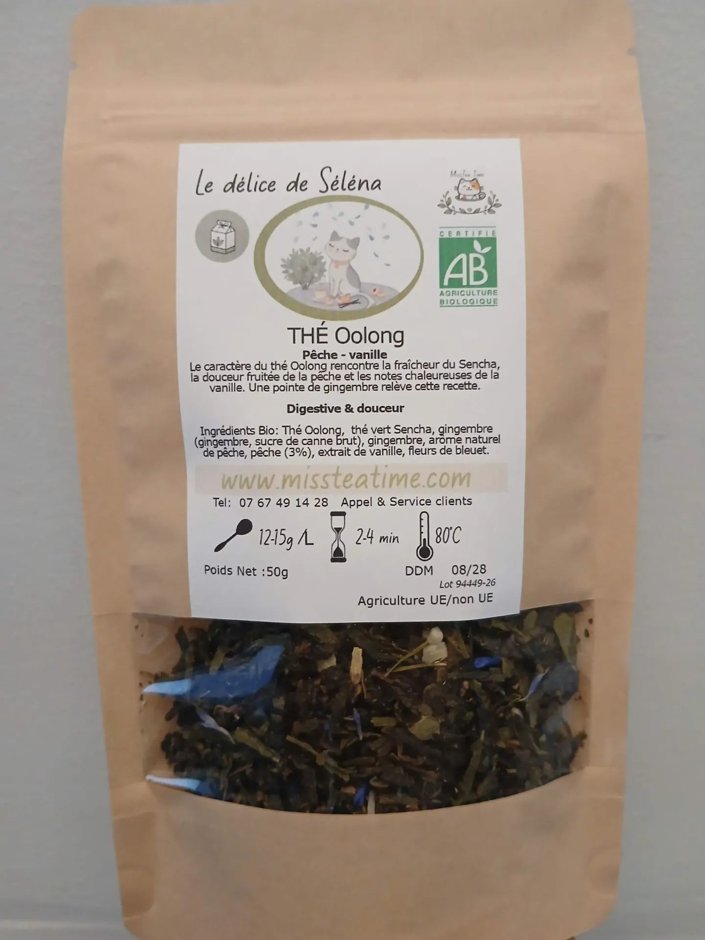 Le délice de Séléna - Thé Bio Le Vrac 50g