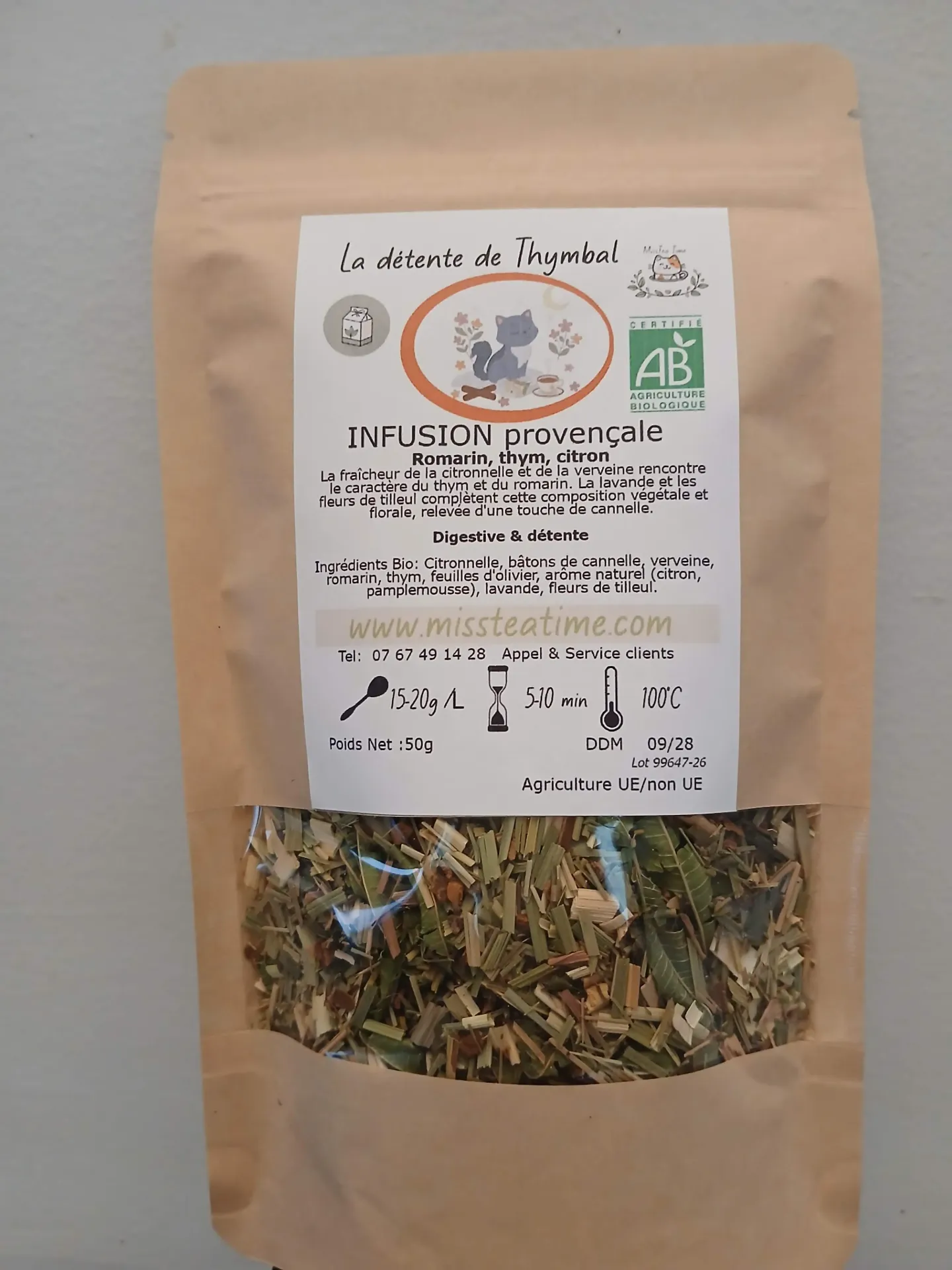 La détente de Thymbal - Infusion Le Vrac 50g